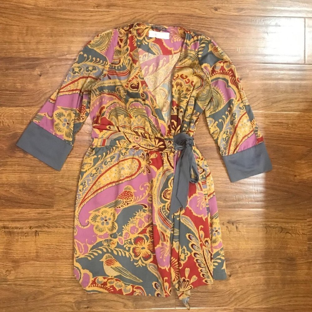 Anthropologie Lilka silky robe